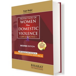  Bharat Law Publication's Law of Protection of Women from Domestic Violence 2021 by Rajat Baijal